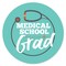 Big Dot of Happiness Medical School Grad - Doctor Graduation Party Circle Sticker Labels - 24 Count